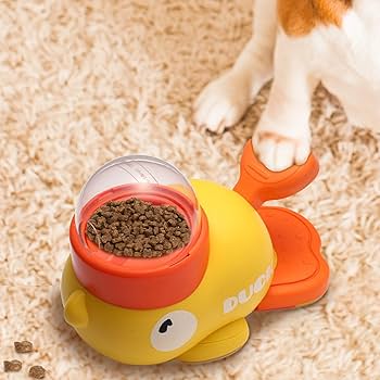 Interactive Duck Puzzle Pet Feeder for Dogs and Cats