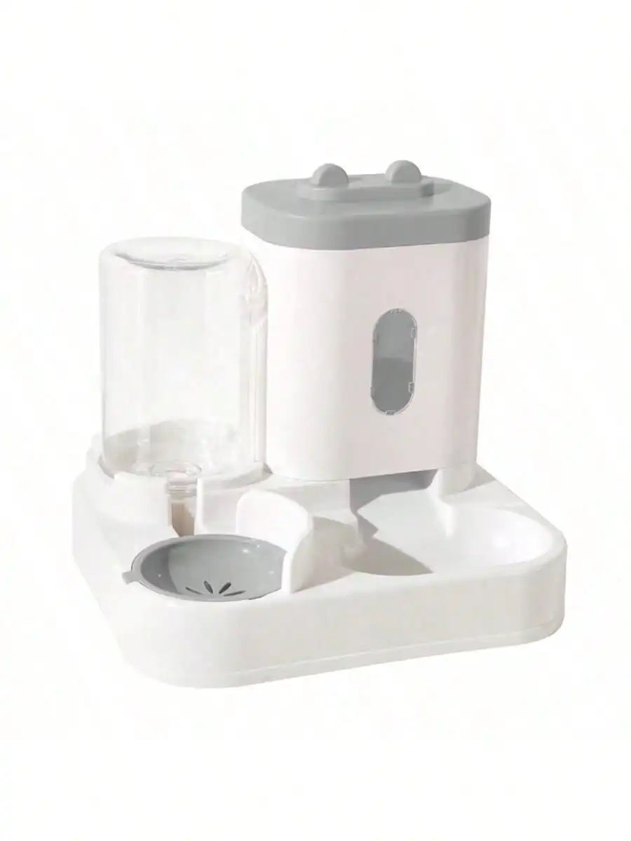 Automatic Gravity Cat Water Dispenser and Feeder Bowl