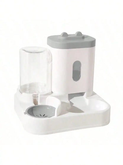 Automatic Gravity Cat Water Dispenser and Feeder Bowl