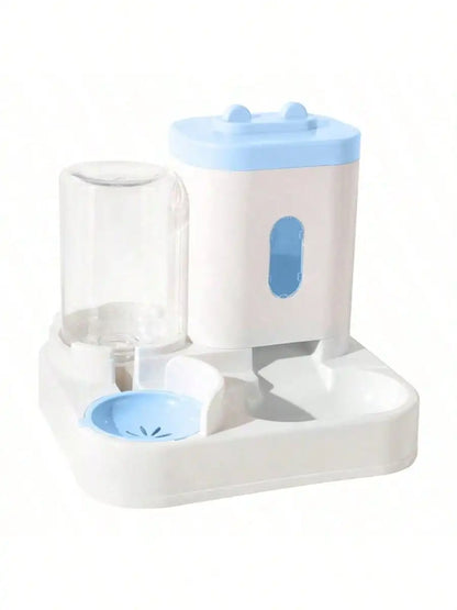 Automatic Gravity Cat Water Dispenser and Feeder Bowl
