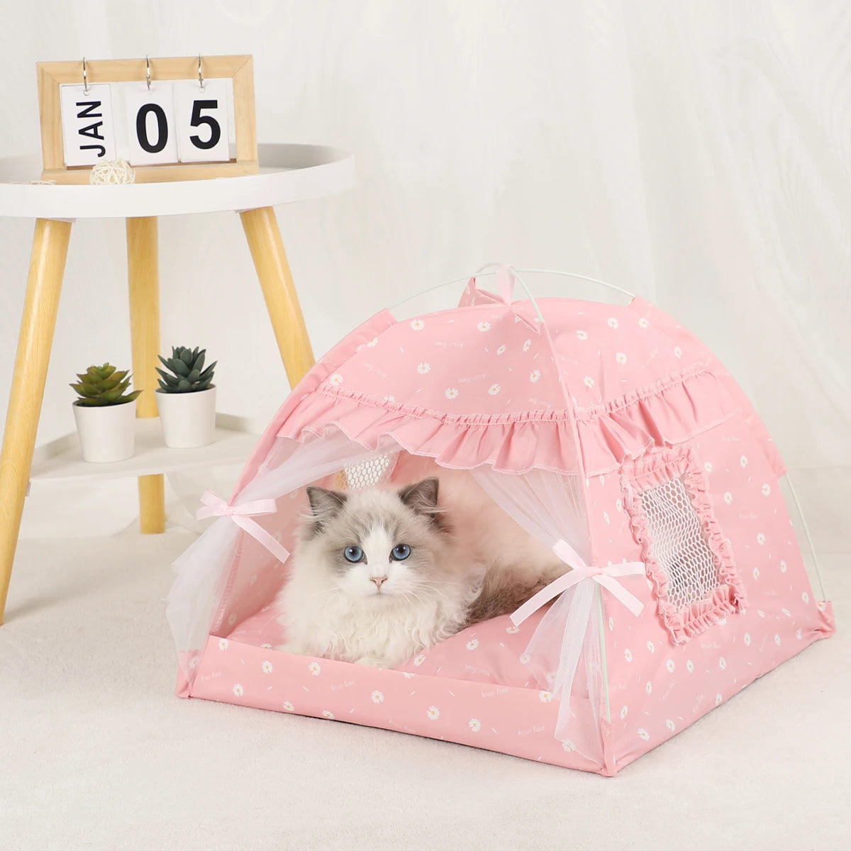 Warm Soft Pet Tent Bed for Cats and Kittens