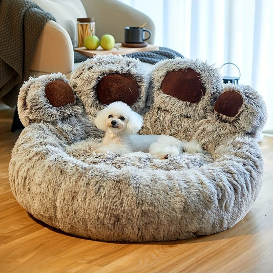 Cute Bear Paw Pet Sofa Bed for Dogs and Cats