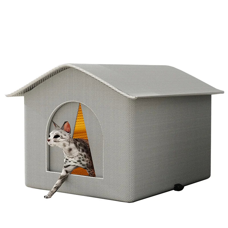 Waterproof Warm Foldable Pet House Bed for Cats Dogs