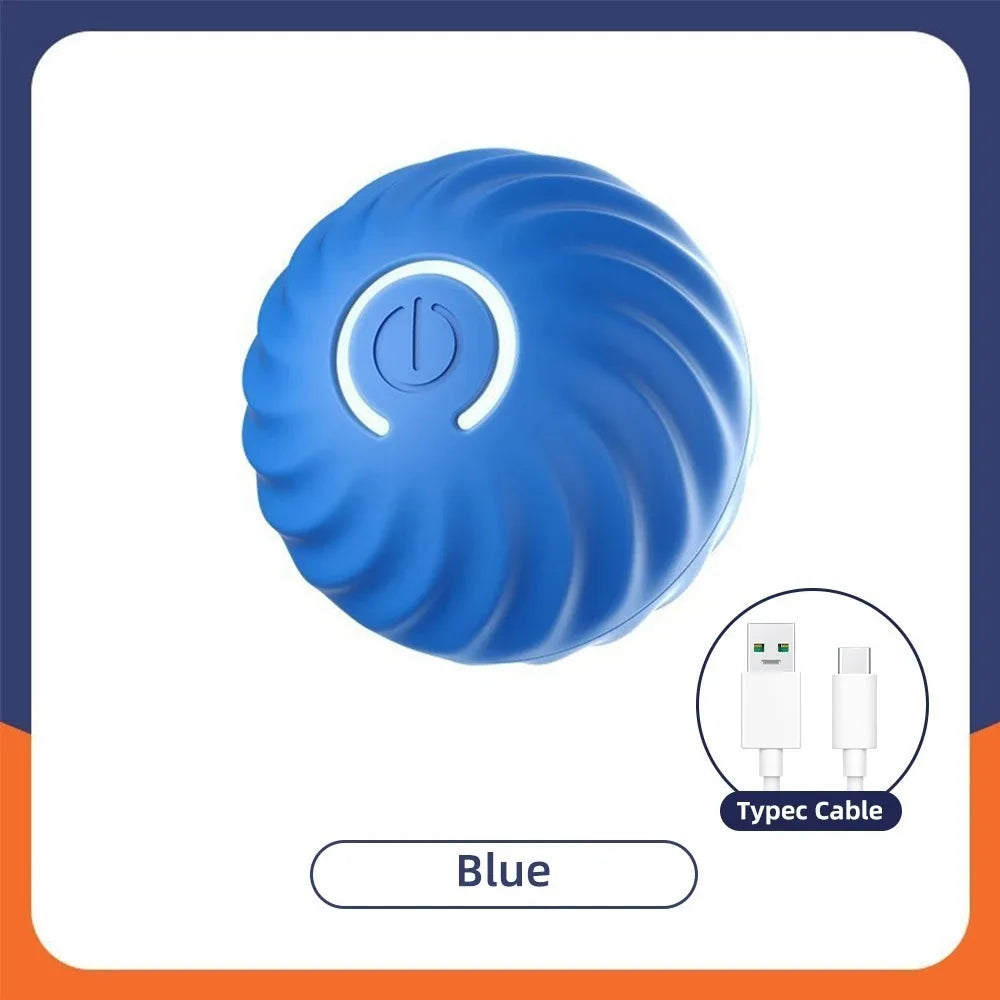 Smart Electronic Interactive Dog Ball Toy with RGB Lights