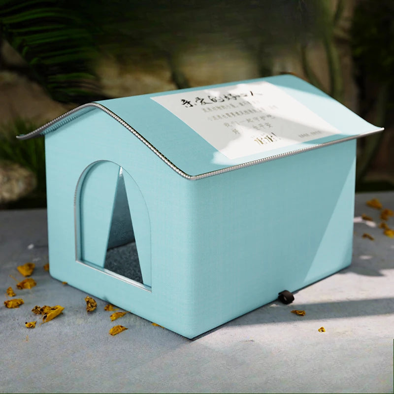 Waterproof Warm Foldable Pet House Bed for Cats Dogs