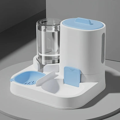 Automatic Gravity Cat Water Dispenser and Feeder Bowl