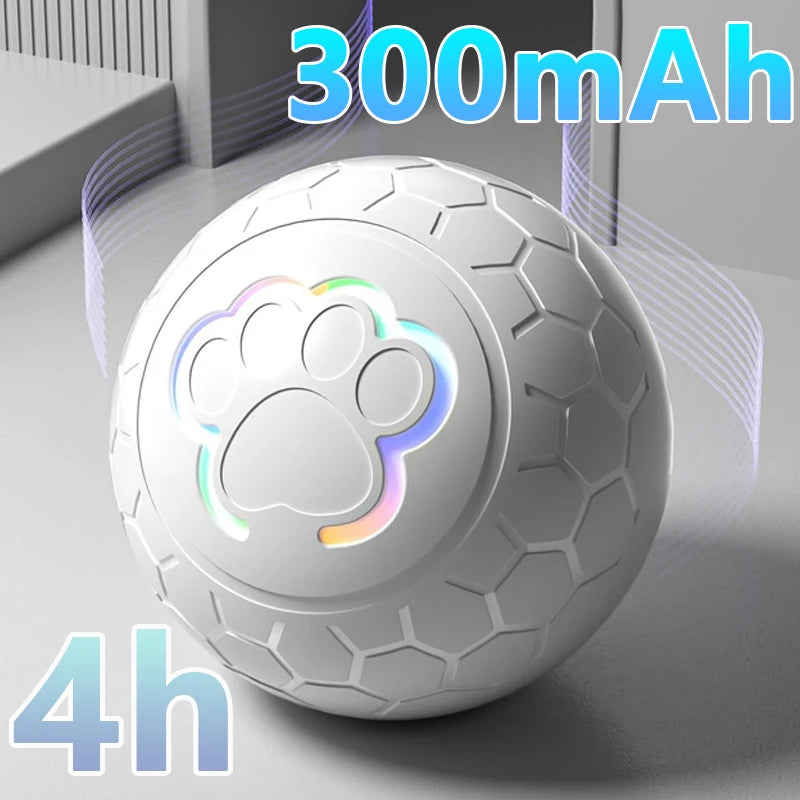 Smart Electronic Interactive Dog Ball Toy with RGB Lights