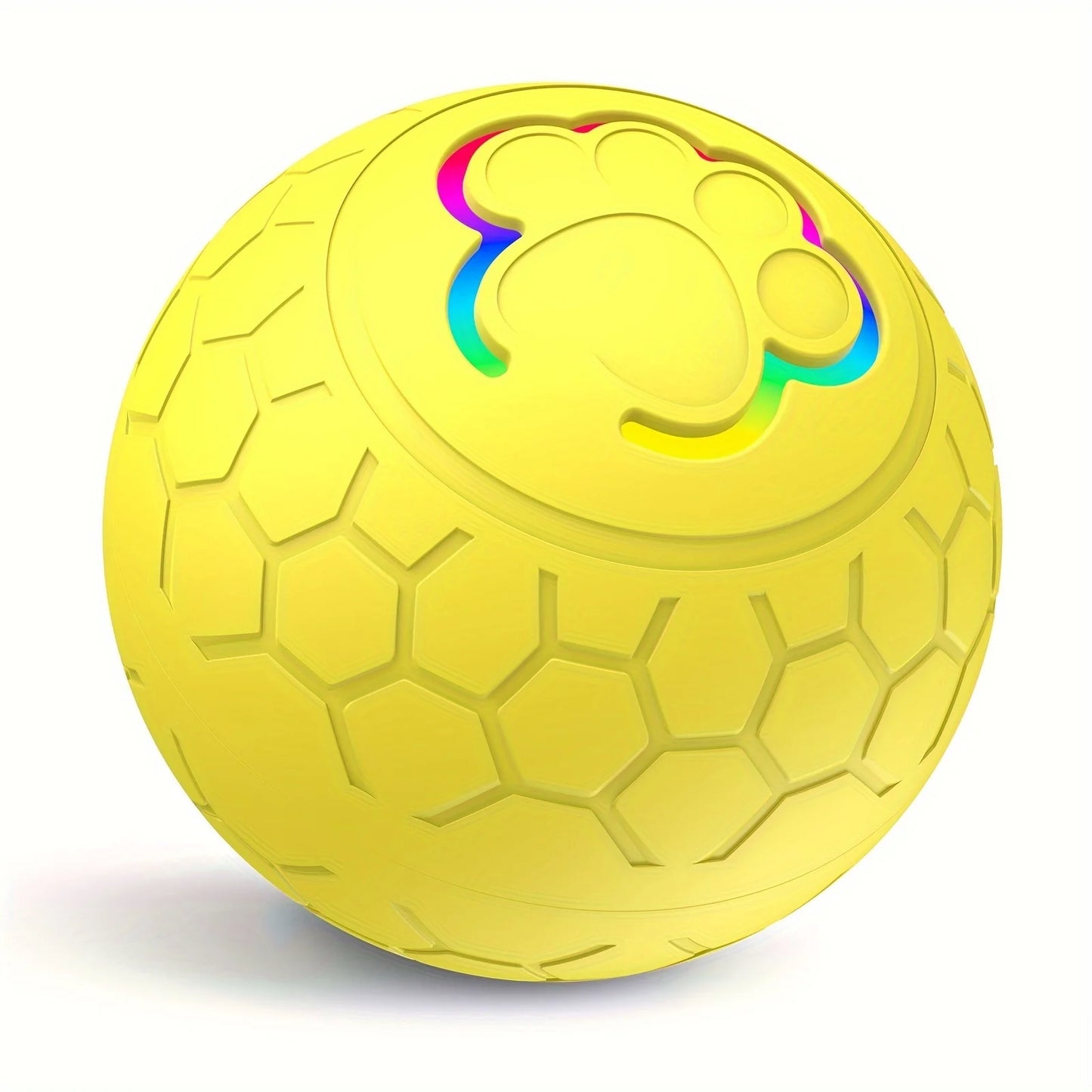 Smart Electronic Interactive Dog Ball Toy with RGB Lights