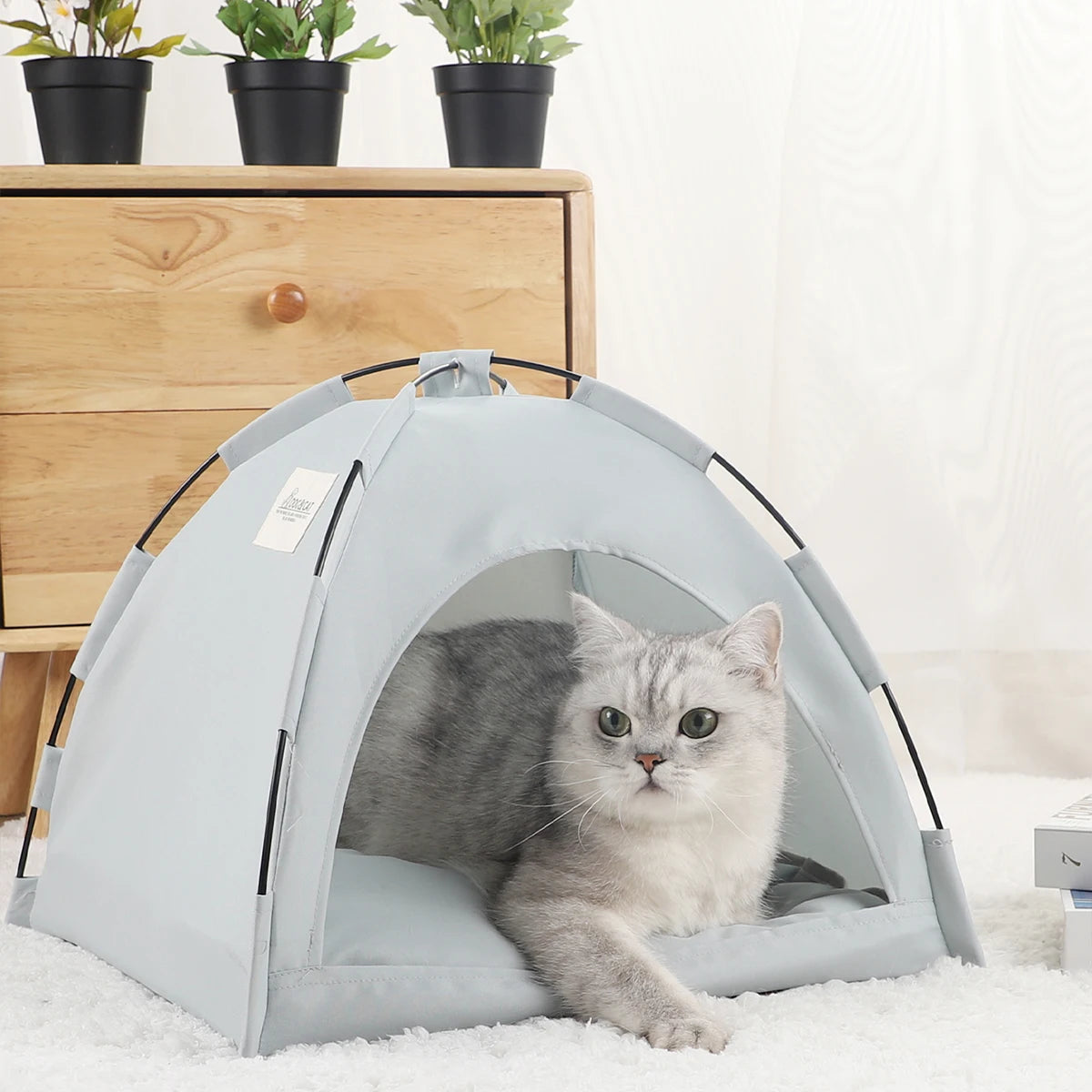 Warm Soft Pet Tent Bed for Cats and Kittens