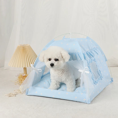 Warm Soft Pet Tent Bed for Cats and Kittens