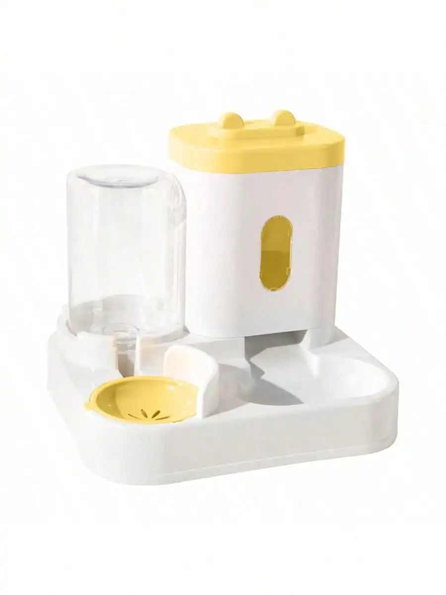 Automatic Gravity Cat Water Dispenser and Feeder Bowl