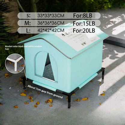 Waterproof Warm Foldable Pet House Bed for Cats Dogs