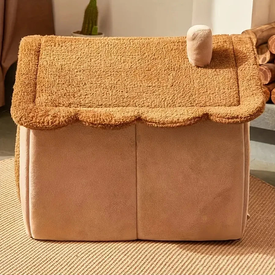 Foldable Washable Pet House Bed for Small Dogs Cats