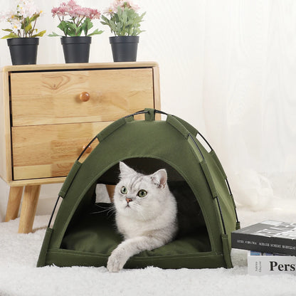Warm Soft Pet Tent Bed for Cats and Kittens