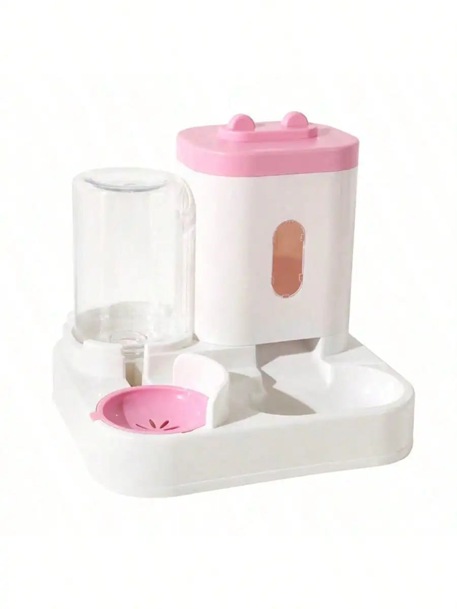 Automatic Gravity Cat Water Dispenser and Feeder Bowl