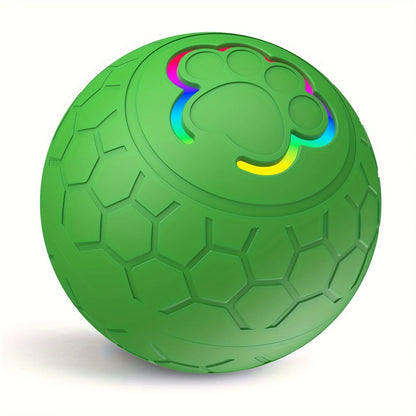 Smart Electronic Interactive Dog Ball Toy with RGB Lights