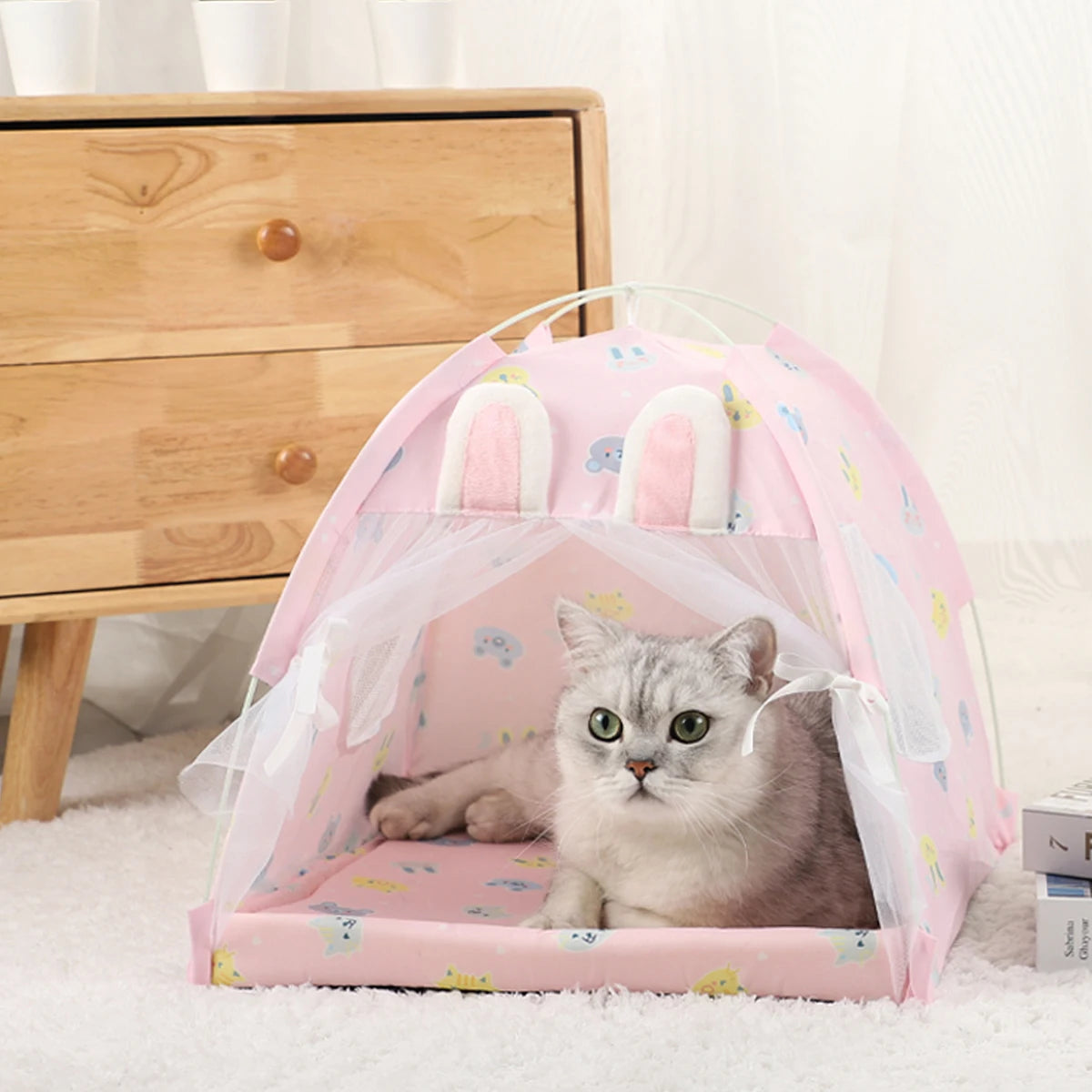 Warm Soft Pet Tent Bed for Cats and Kittens
